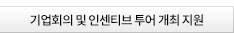 기업회의 및 인센티브 투어 개최 지원